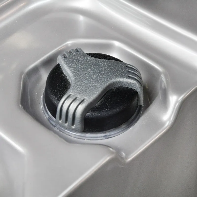 Jacuzzi ogrodowe 2-os. z hydromasażem SPA-749 200x135 cm biały/brązowy - HS_SPA749-3284