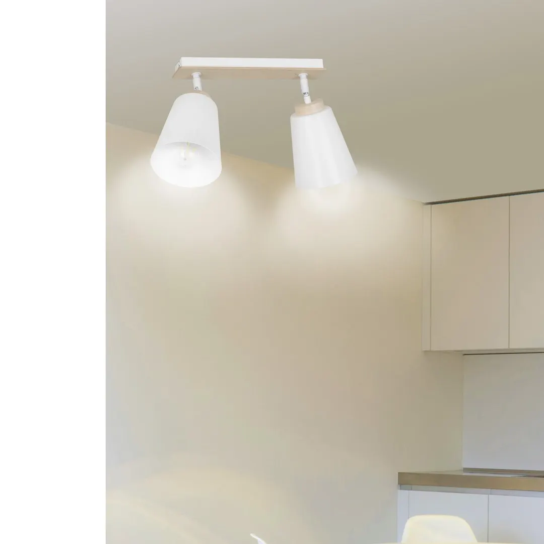 Lampa sufitowa ATLAS Biały 724/2 - 724/2