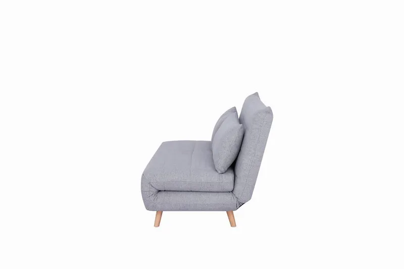 Sofa rozkładana SPIKE II Tap.137 szara buk - SPIKEIISZ