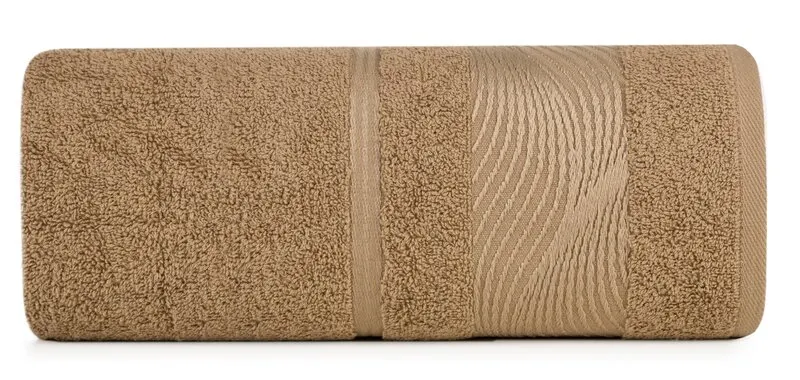 RĘCZNIK SYLWIA2 (13) 50 X 90 CM CIEMNOBEŻOWY - EU_424385