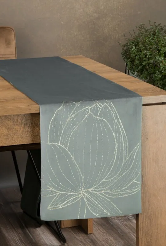 OBRUS BLINK 12 35 X 140 CM SZARY OBRUS BLINK 12 35 X 140 CM SZARY