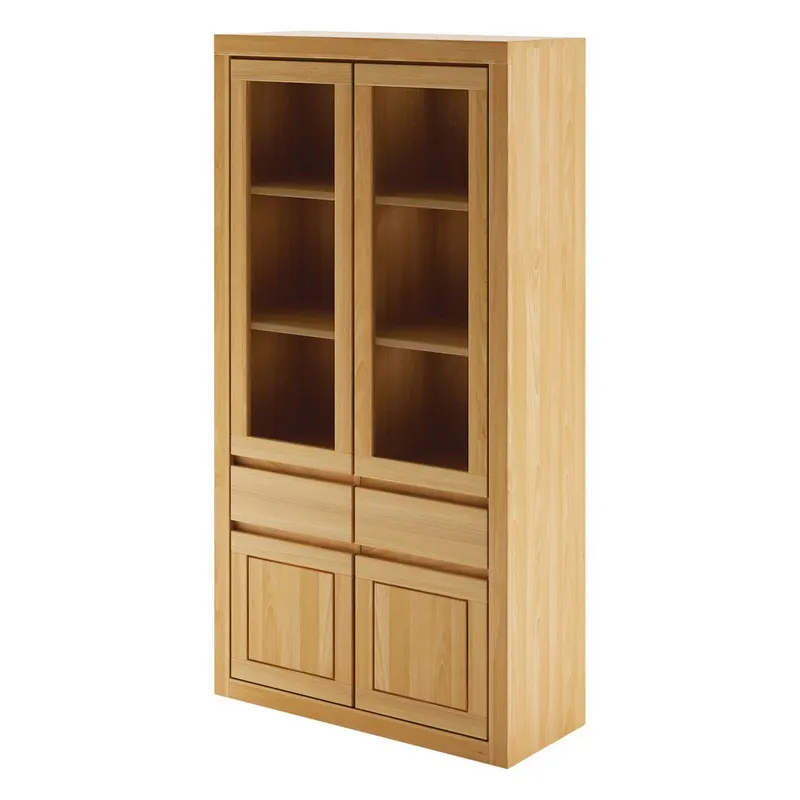 Witryna dębowa KW302 Naturalny DREWMAX — zdjęcie 2