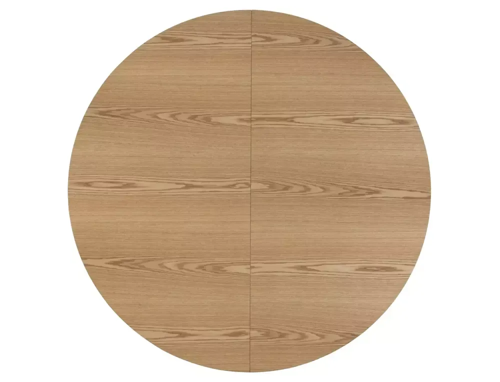 Stół okrągły rozkładany ANGEL II 120x120-160 efekt dębu - ANGELIID120