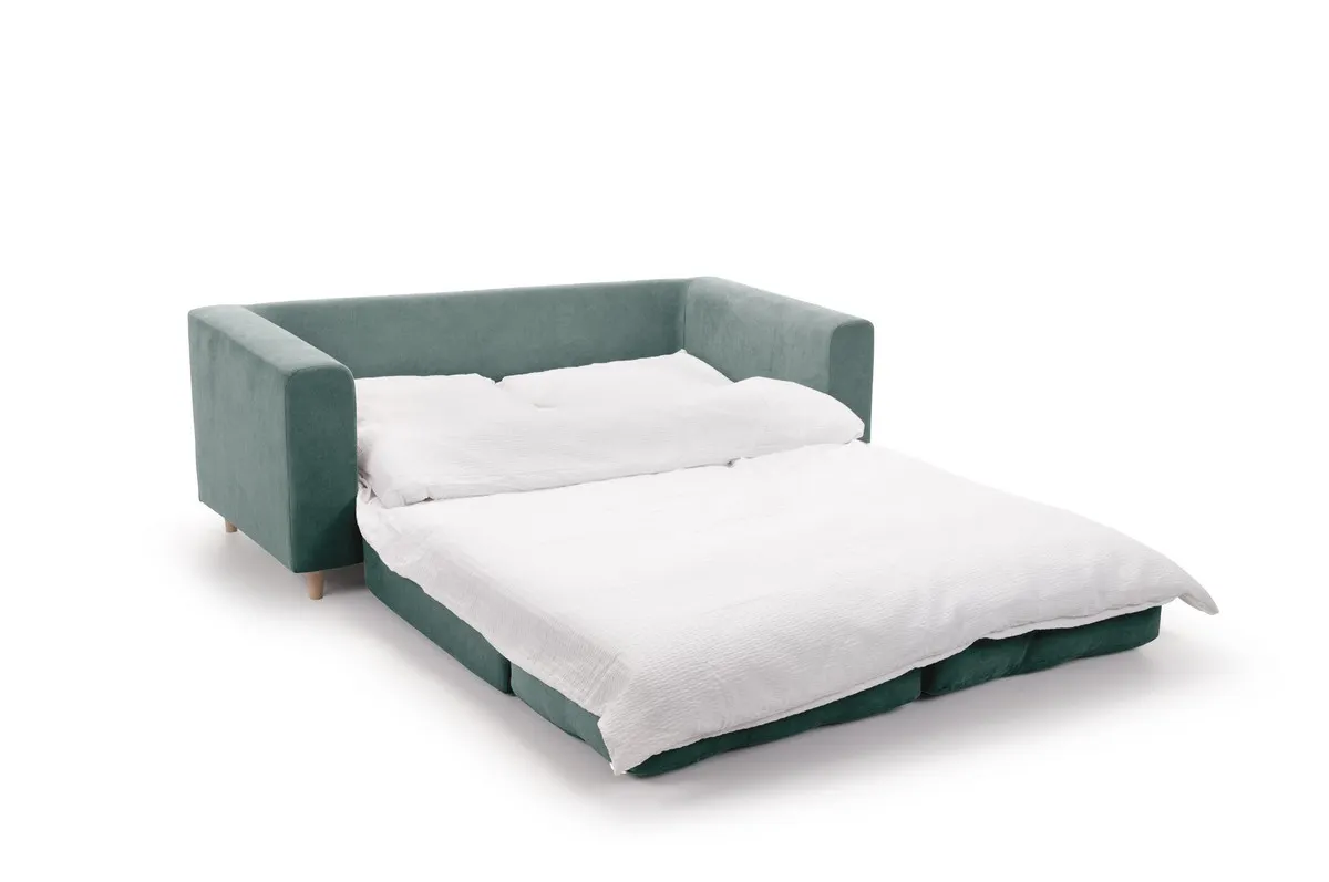 Sofa rozkładana Plant zielona MEBLEX