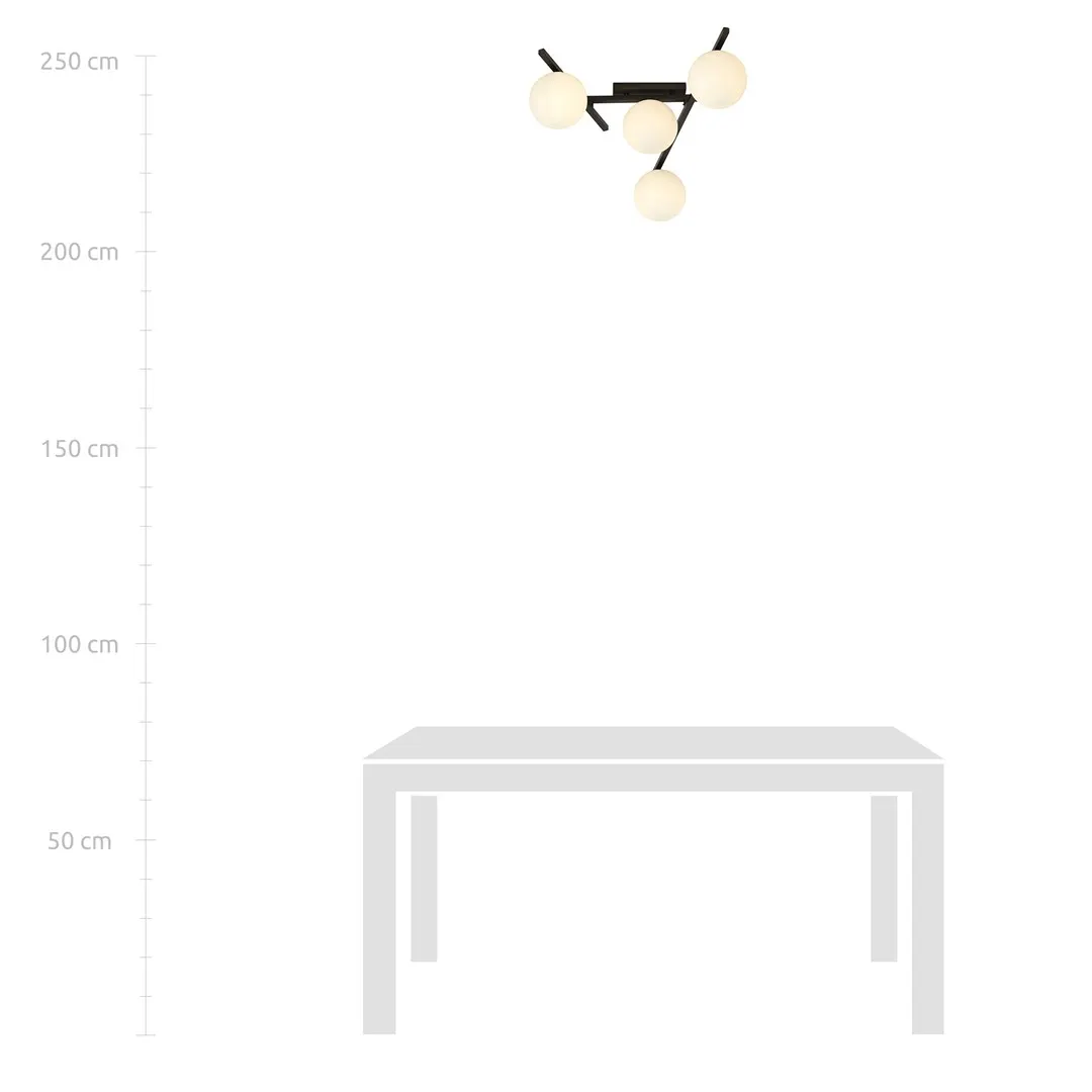 Lampa sufitowa SMART Czarny 1103/4 - 1103/4