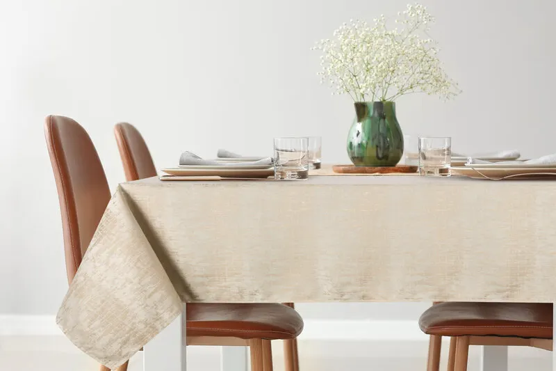 OBRUS ALINA 85 X 85 CM BEŻOWY - EU_440367