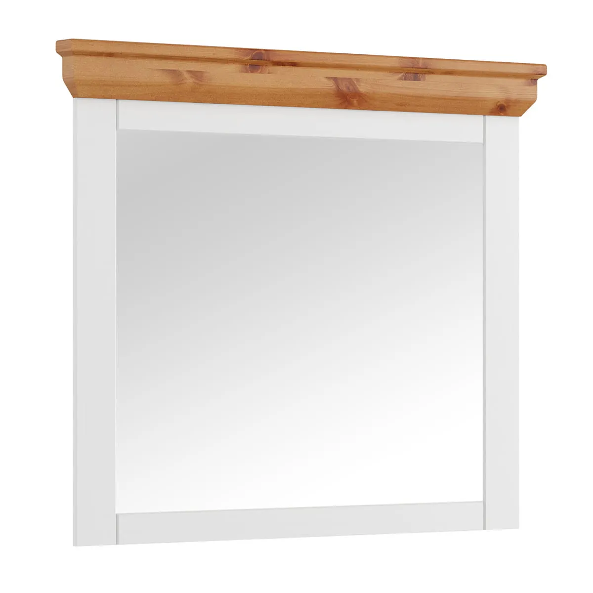 Lustro MARONE ELITE biały, złocisty 81x109 cm Lustro MARONE ELITE biały, złocisty 81x109 cm