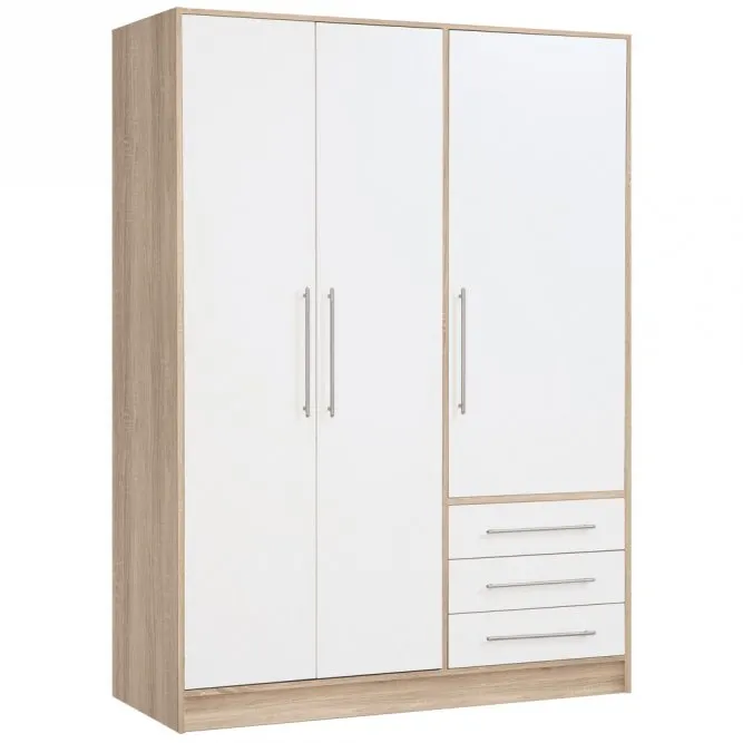 Szafa ubraniowa JUPITER Dąb Sonoma JPTS84-Q36F-W FORTE