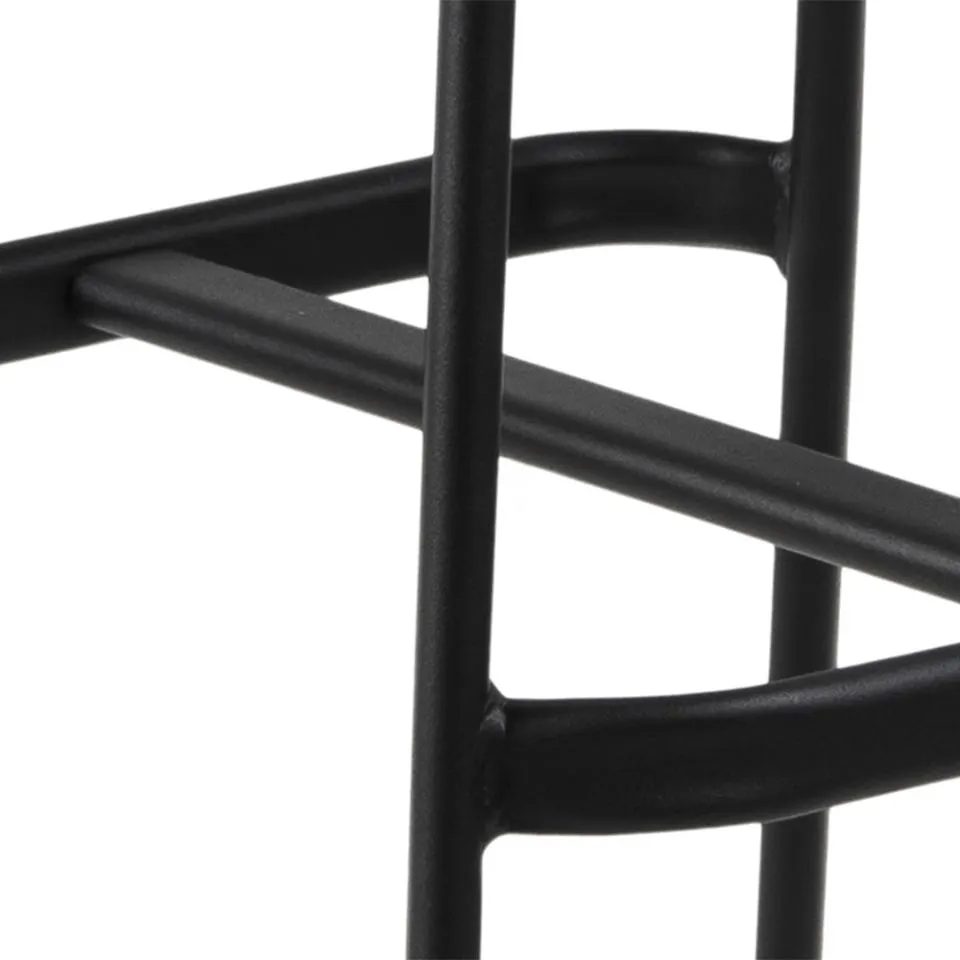 metalowy, czarny, rama, krzyżowa konstrukcja, stelaż