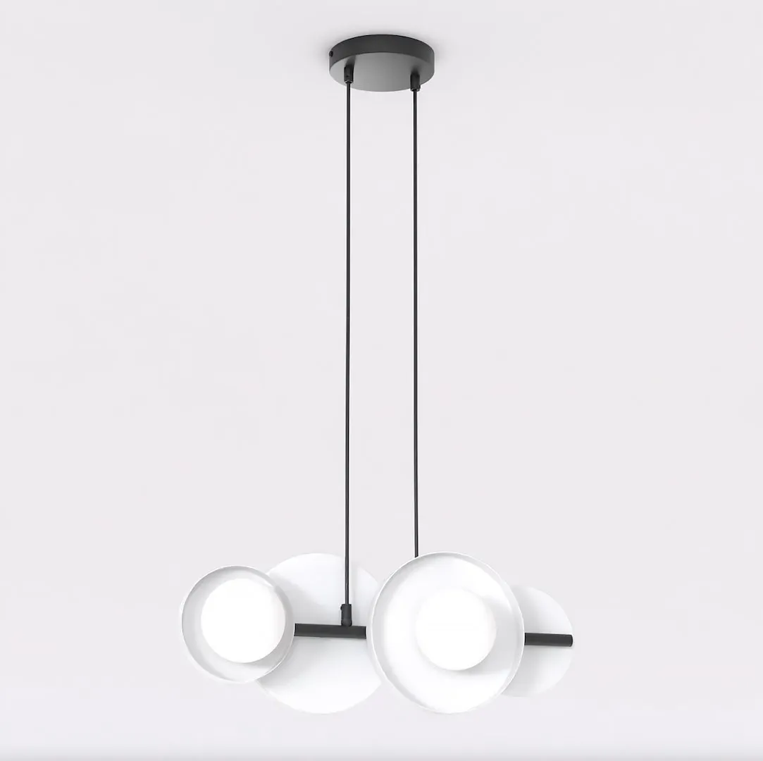 Lampa wisząca metalowa MODEL 4 biała