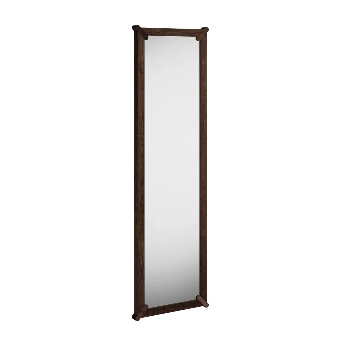 Lustro wiszące duże dębowe CAMPI 53x179 cm tabacco Lustro wiszące duże dębowe CAMPI 53x179 cm tabacco