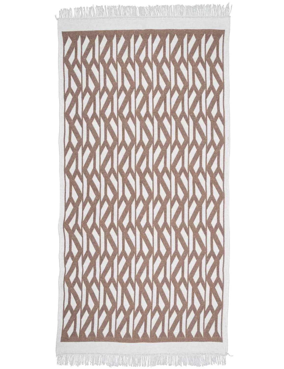 Dywan KILIM MODERN 80x150 cm geometria beżowy