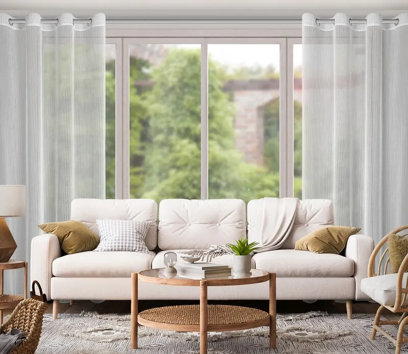 FIRANA GOTOWA ADRI 140 X 250 CM BIAŁY — zdjęcie 8