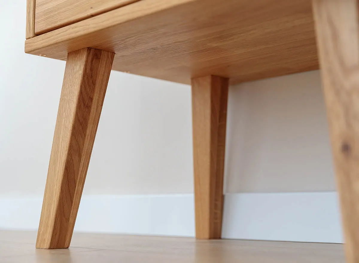 Szafka nocna z szufladą lity dąb olejowany Simona - PRHSIM08