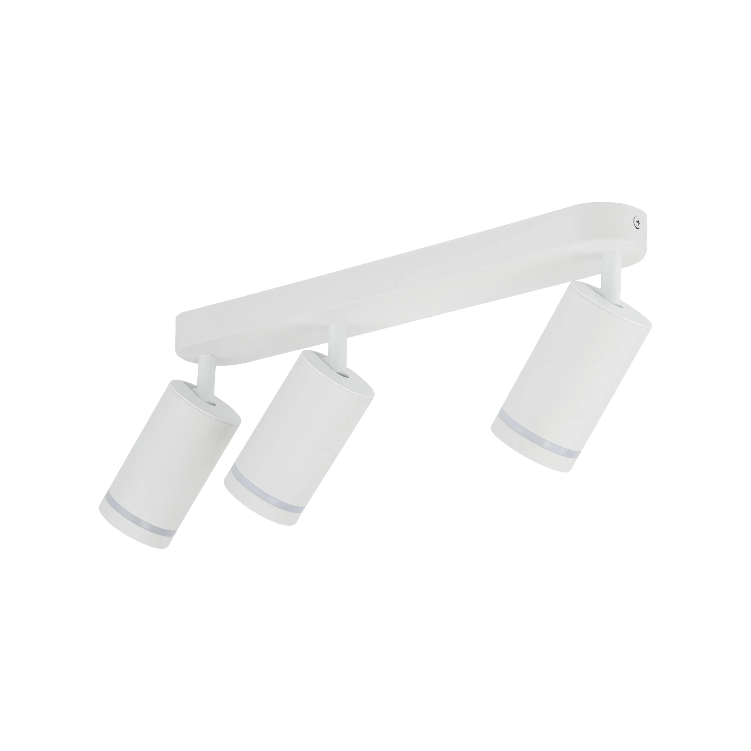 Lampa sufitowa JET biała na metalowej listwie niesymetryczna regulowana potrójna 55x15x5cm - TK_6915