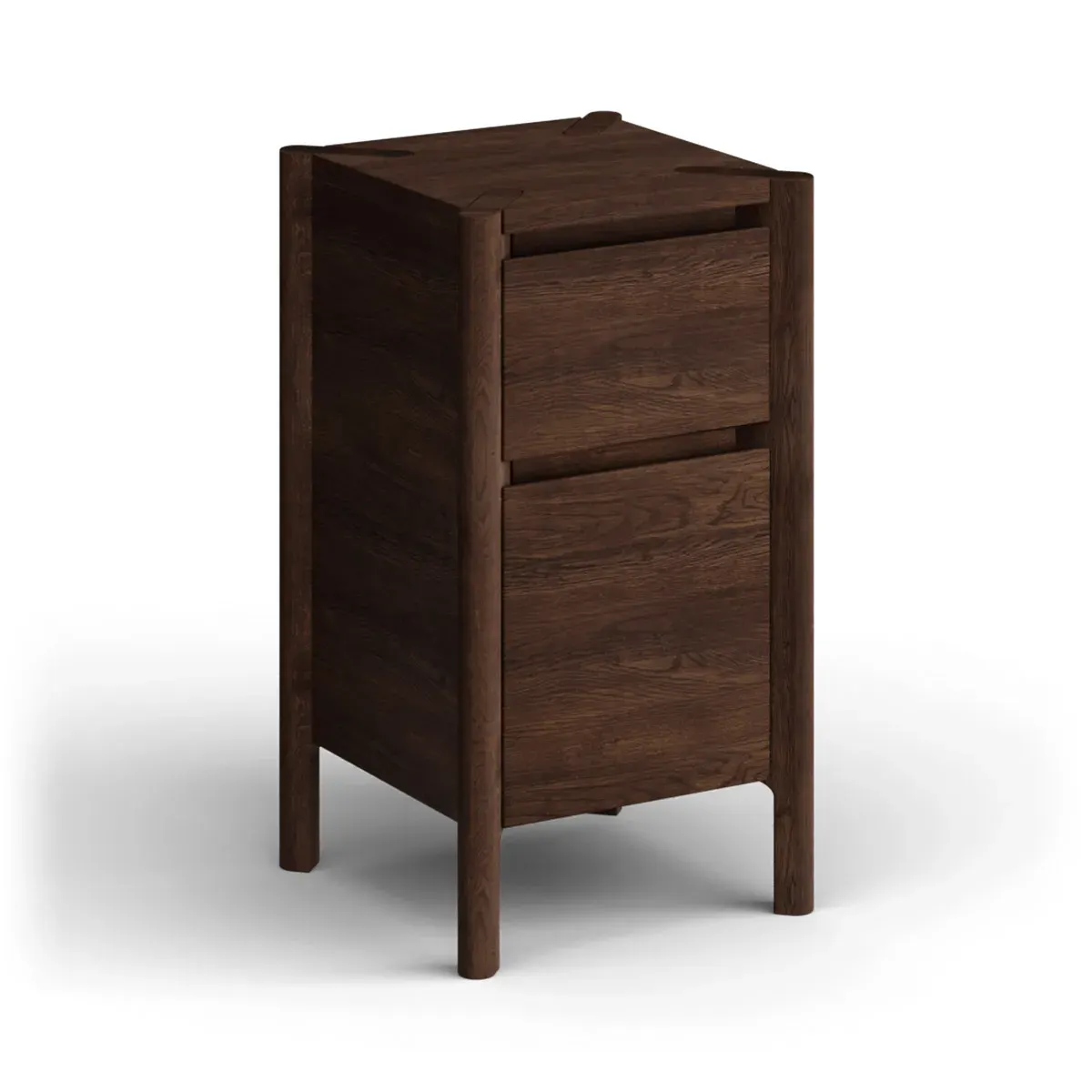 Szafka niska z szufladą dębowa CAMPI tabacco