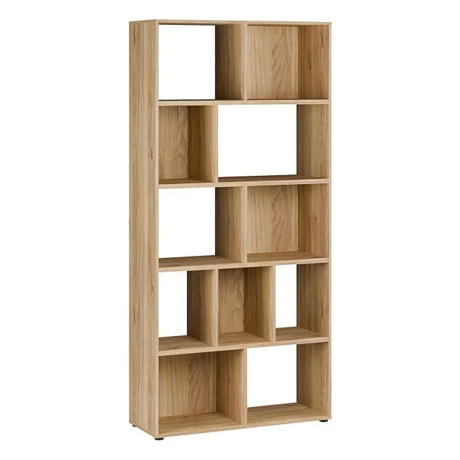 image regał, drewniany, półki, regał modułowy, mebel