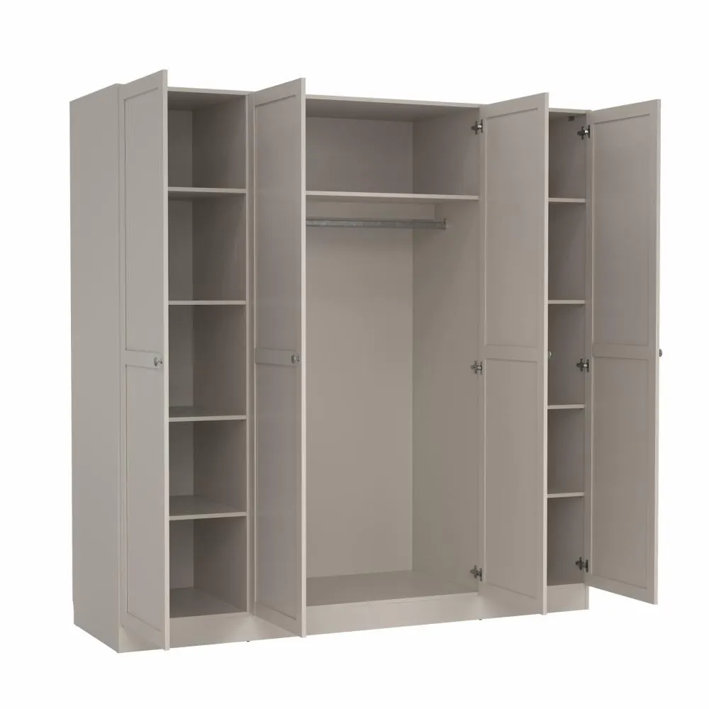 Szafa 4-drzwiowa BILLUND 200 cm cashmere - TV_68053NKNK