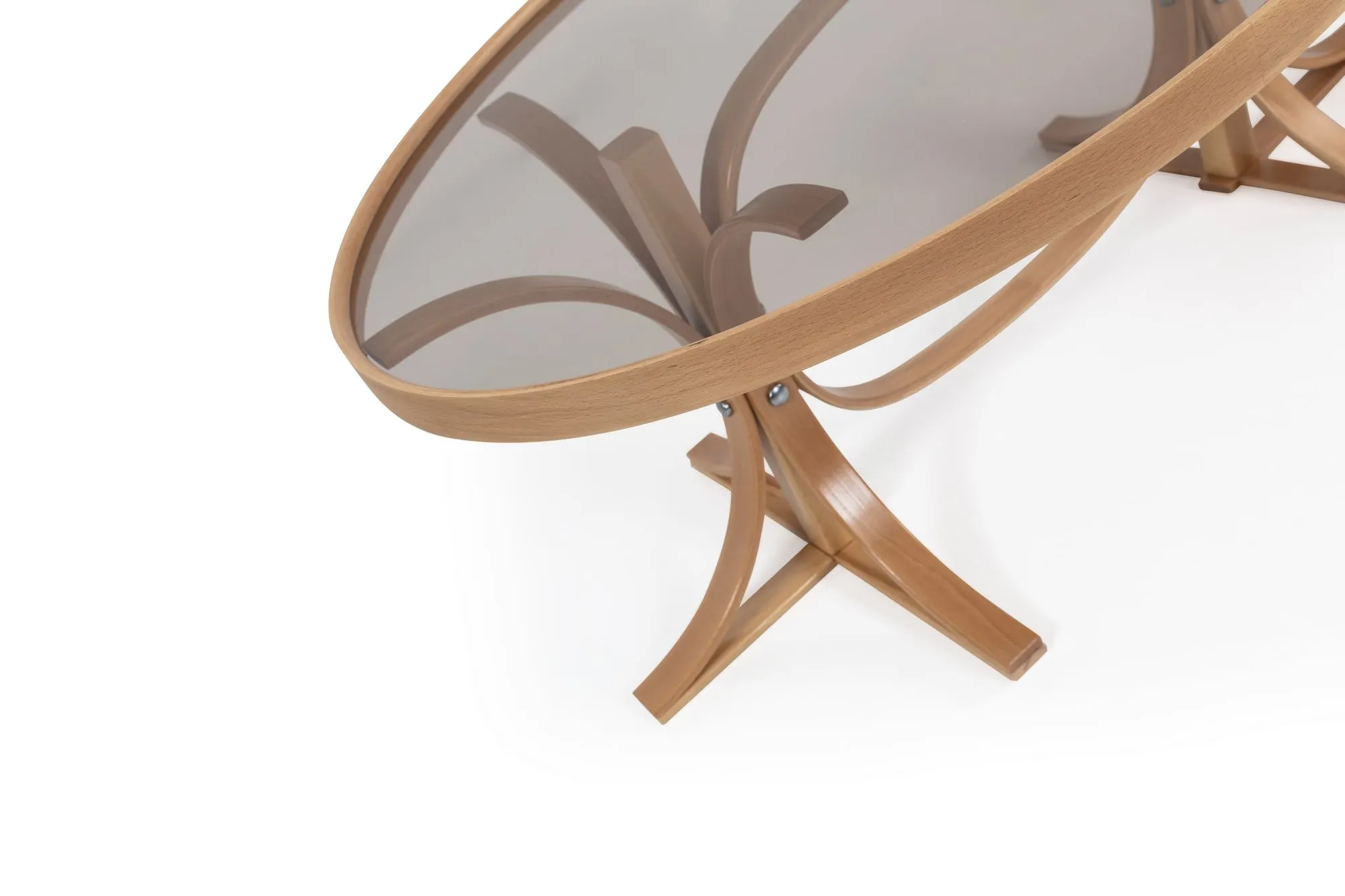 Stolik kawowy BUKET 75x118 cm dąb naturalny - ASI_643MRL1109