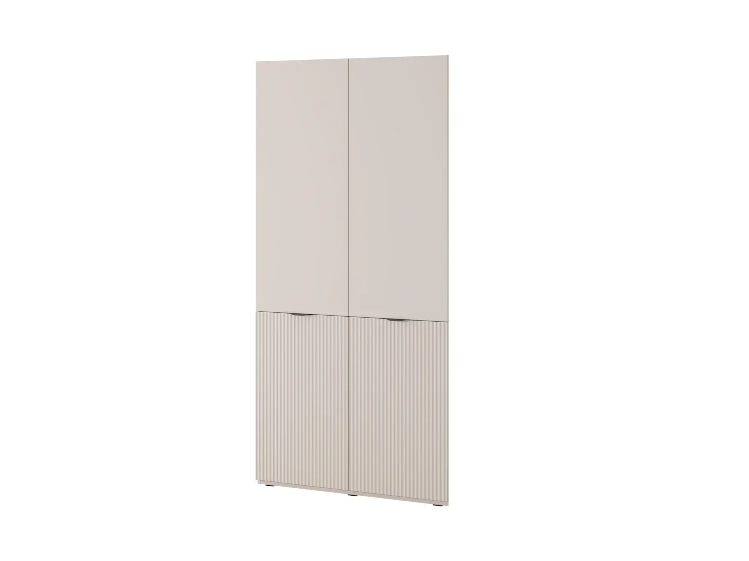 Fronty z ryflami NOVA do szafy SANDBOX cashmere