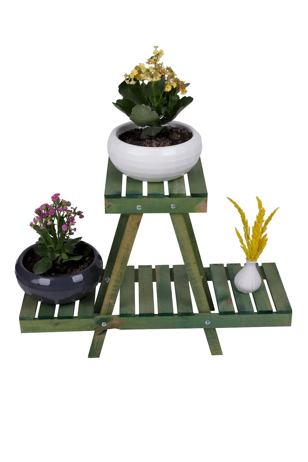 Stojak ogrodowy na donice MST2108 zielony