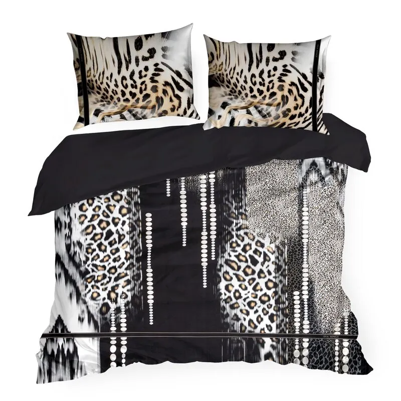 Pościel satynowa EVA 22 160 X 200 CM CZARNY Pościel satynowa EVA 22 160 X 200 CM CZARNY