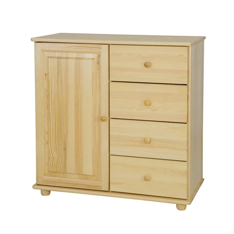 KD100 komoda S100 W100 G47 sosna naturalny DREWMAX