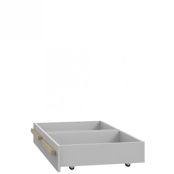 Szuflada do łóżka młodzieżowego SURFINIO - szary, dąb catania Szuflada, Meble