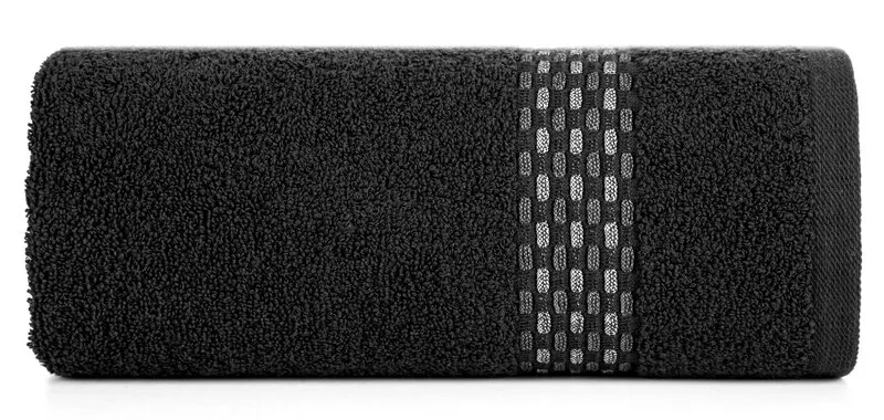 RĘCZNIK RIVA (08) 70 X 140 CM CZARNY - EU_419995