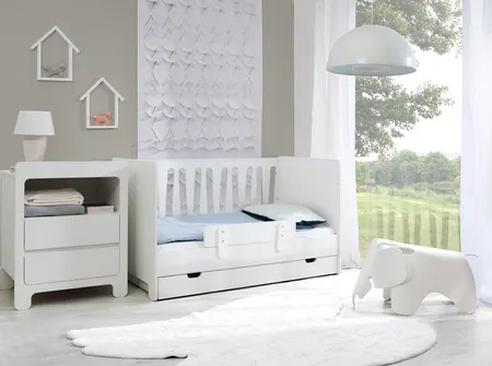 Komoda z szufladami MOON 52x67x89 biała - PIN_015-020-110