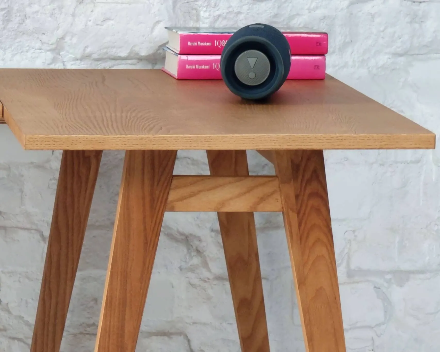 Biurko narożne z szufladą LUKA prawostronne 115x86 kolor dąb - NRGB_CDLUK1OAK_R