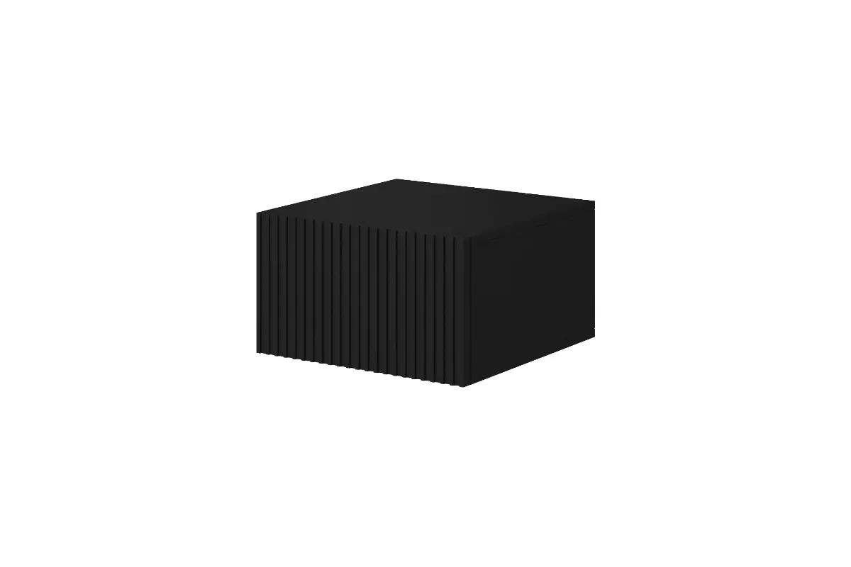 Szafka nocna wisząca z szufladą ( zestaw 2 szt. ) NICOLE 46 1SZ czarna - B_55414