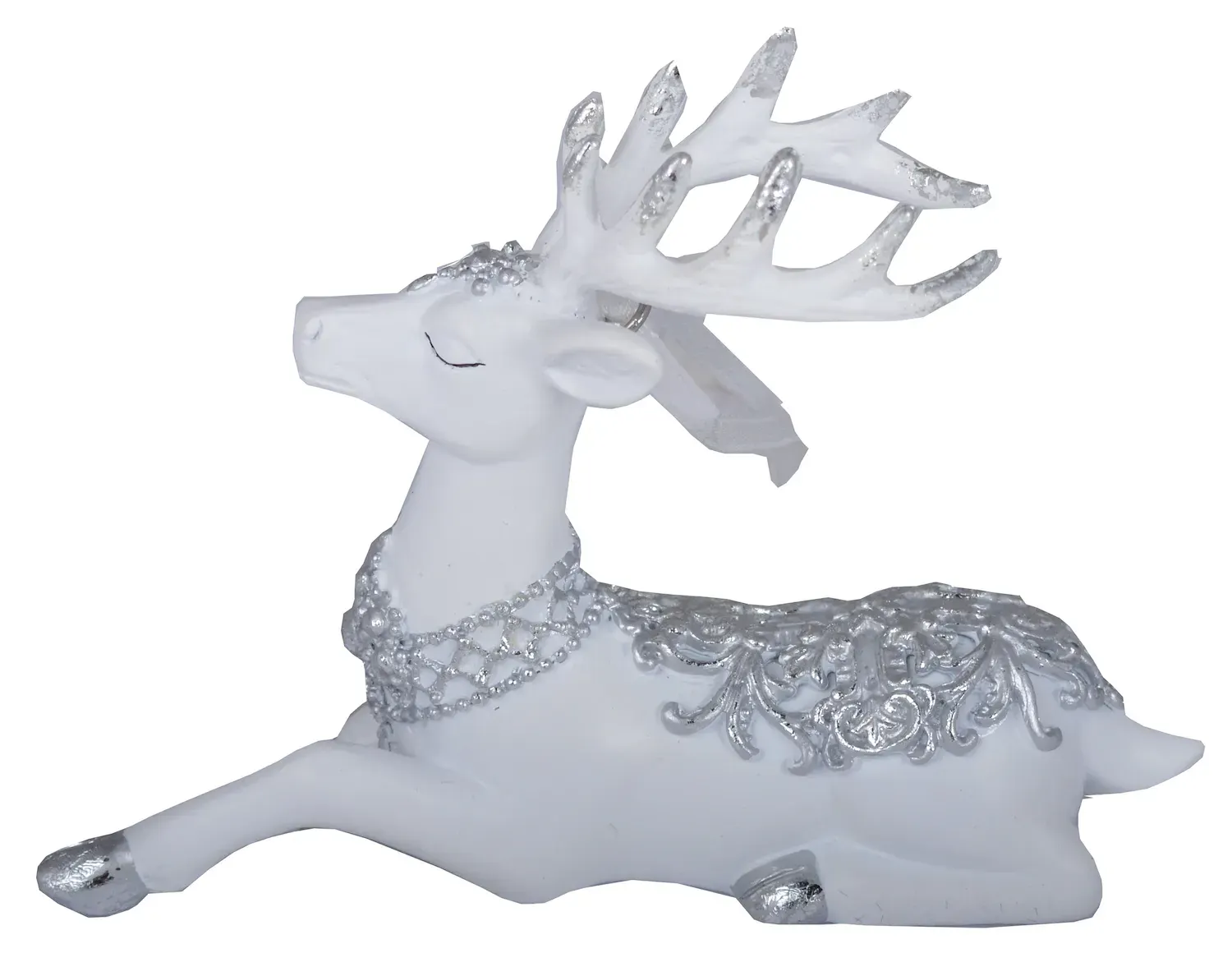 Zawieszka RENIFER leżący srebrny Zawieszka RENIFER leżący srebrny