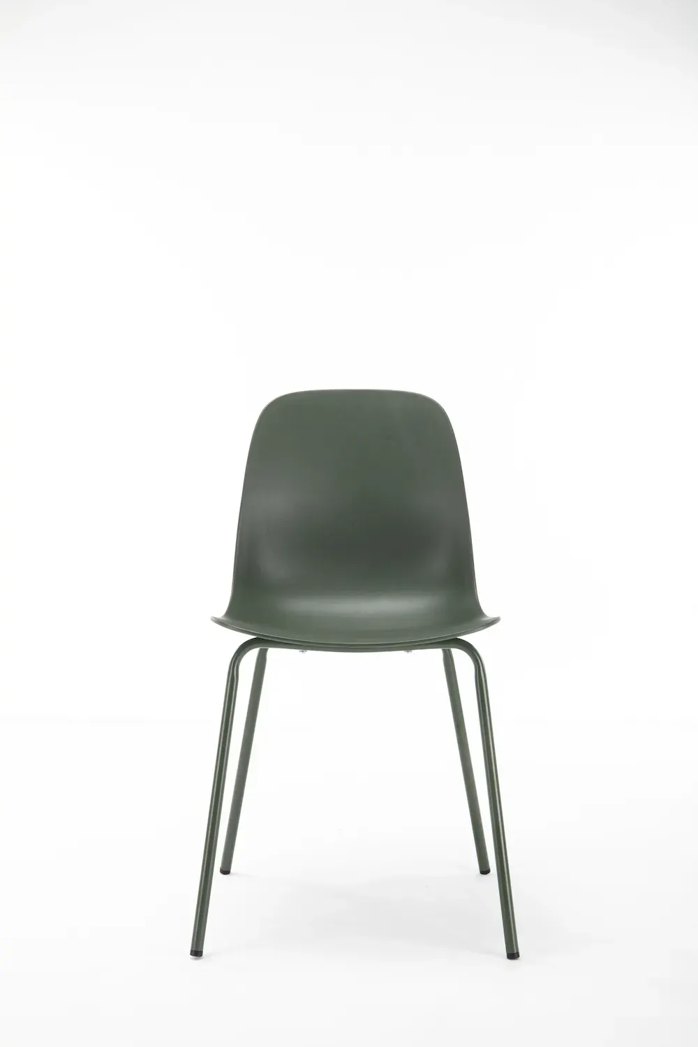 Krzesło metalowe WHITBY oliwkowe - UN_37911040