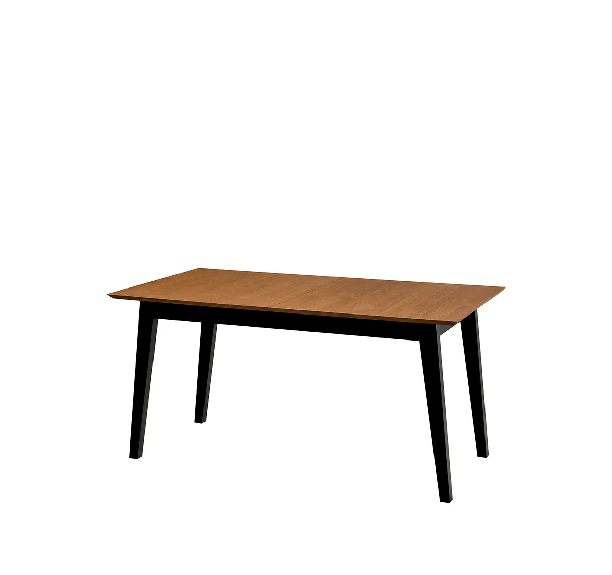 Stół rozkładany LAZURE 40 dąb karmelowy, czarny 160(240)x80x76cm