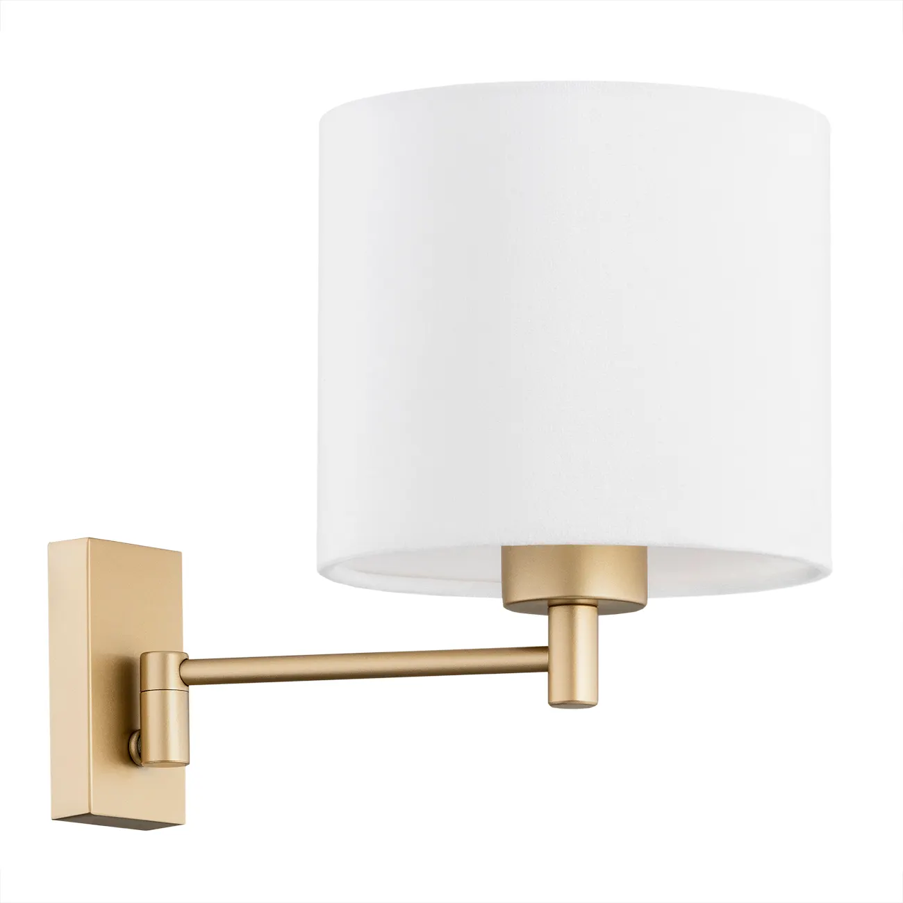 Kinkiet DOLCE złoty biały regulowany - 8370