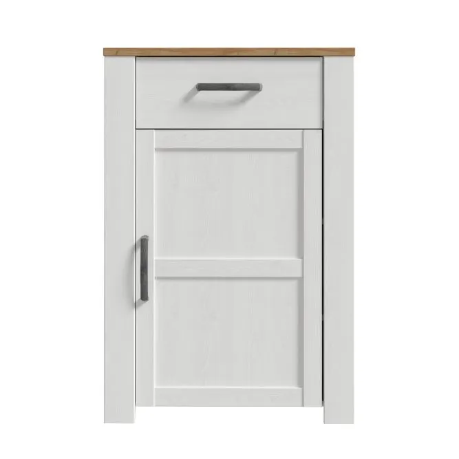 Szafka na buty CHISBURY - dąb riviera, modrzew jasny sibu - BHLD211-M482