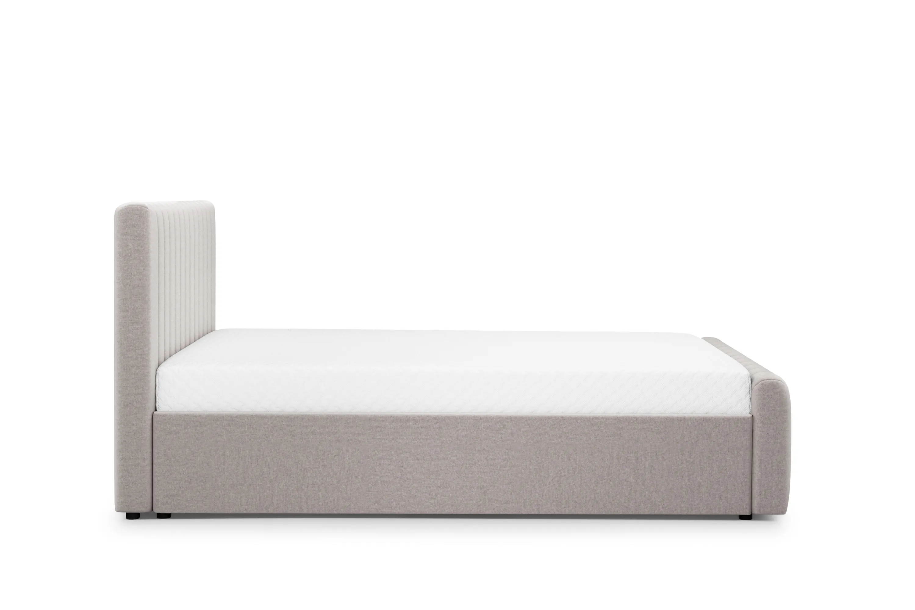 Łóżko Nicole z pojemnikiem / 160x200 / Maya 01 - beżowy - B_158567