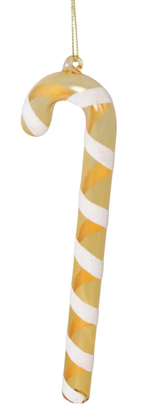 LASKA CUKROWA szklana 4106 złoto-biała