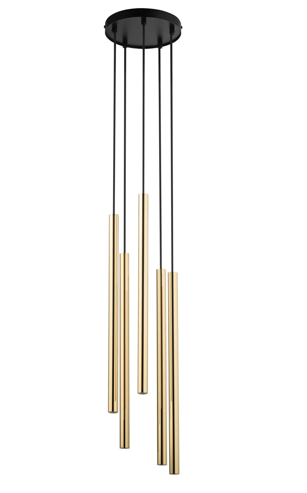 Lampa wisząca SOPEL LUX 5 czarno-złota