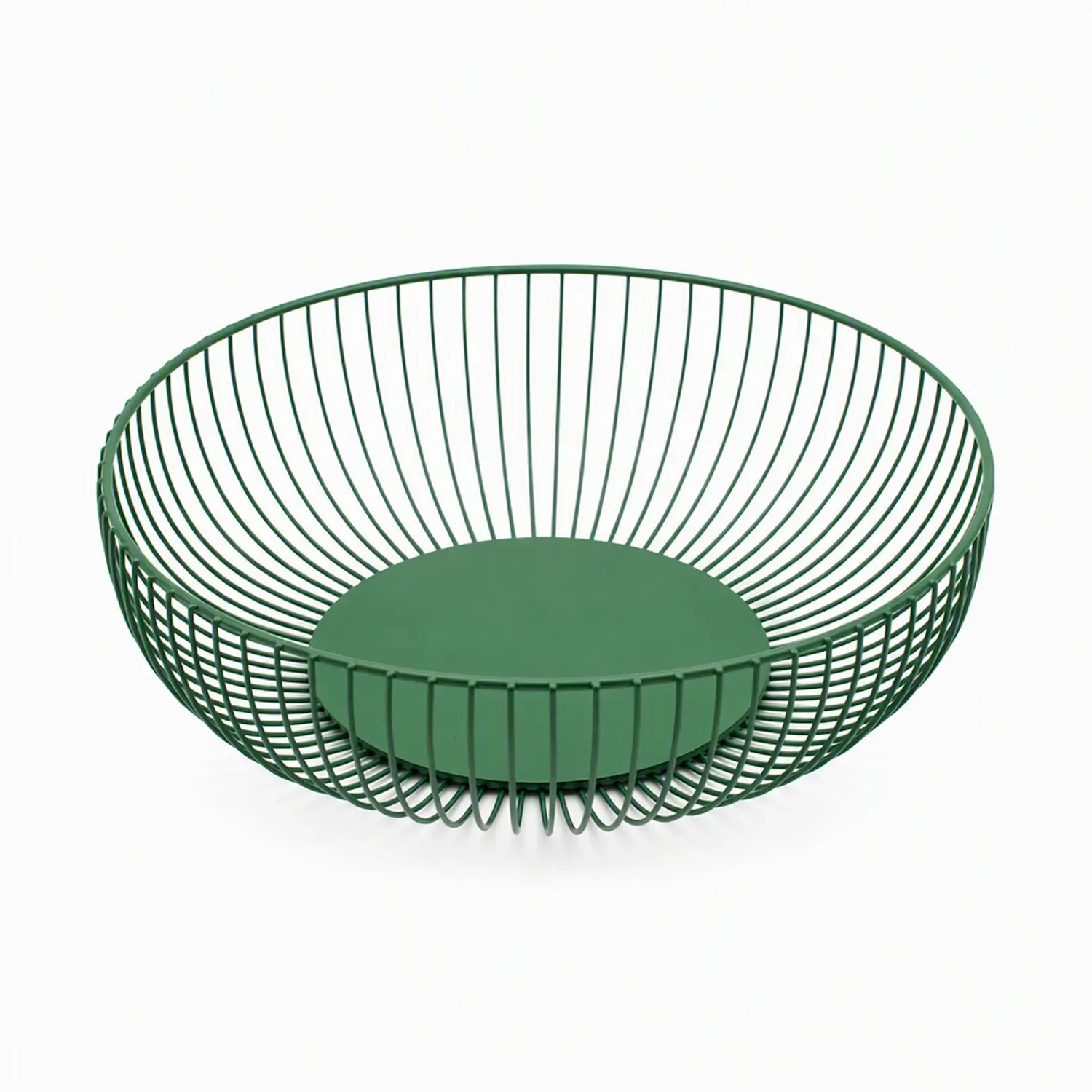 Kosz druciany DUKA NORDISK METAL 28x28x8 cm zielony 
