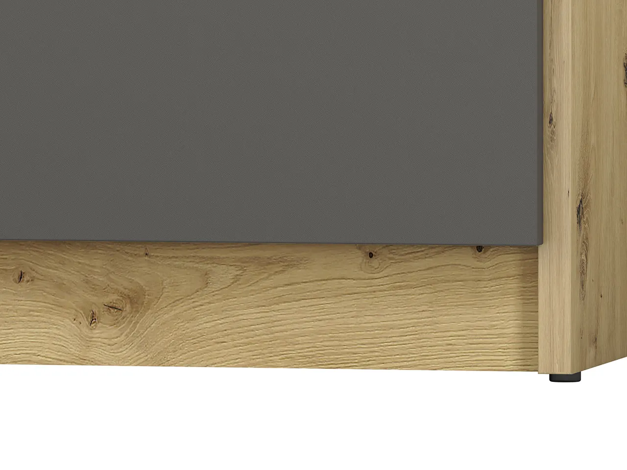 Biurko młodzieżowe FINI 08 biały, antracyt, dąb artisan - 1FINI08-001