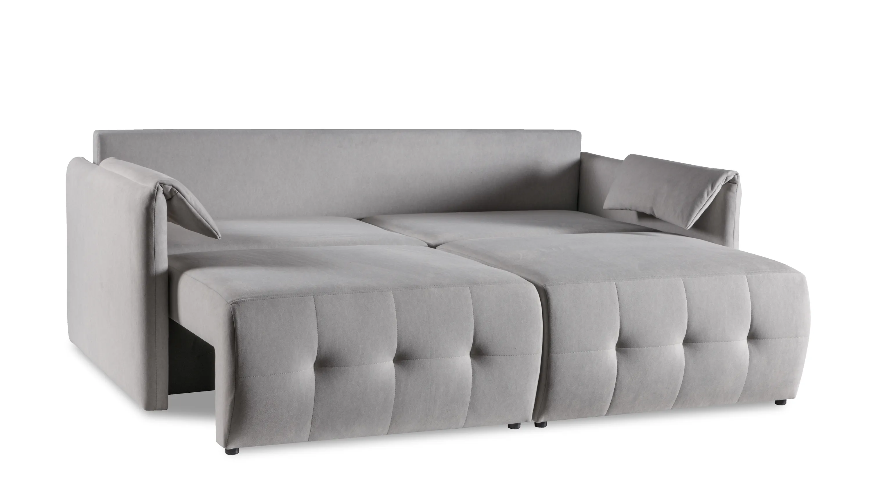 Sofa z funkcją spania Cruzzo Castel 80 szara — zdjęcie 9