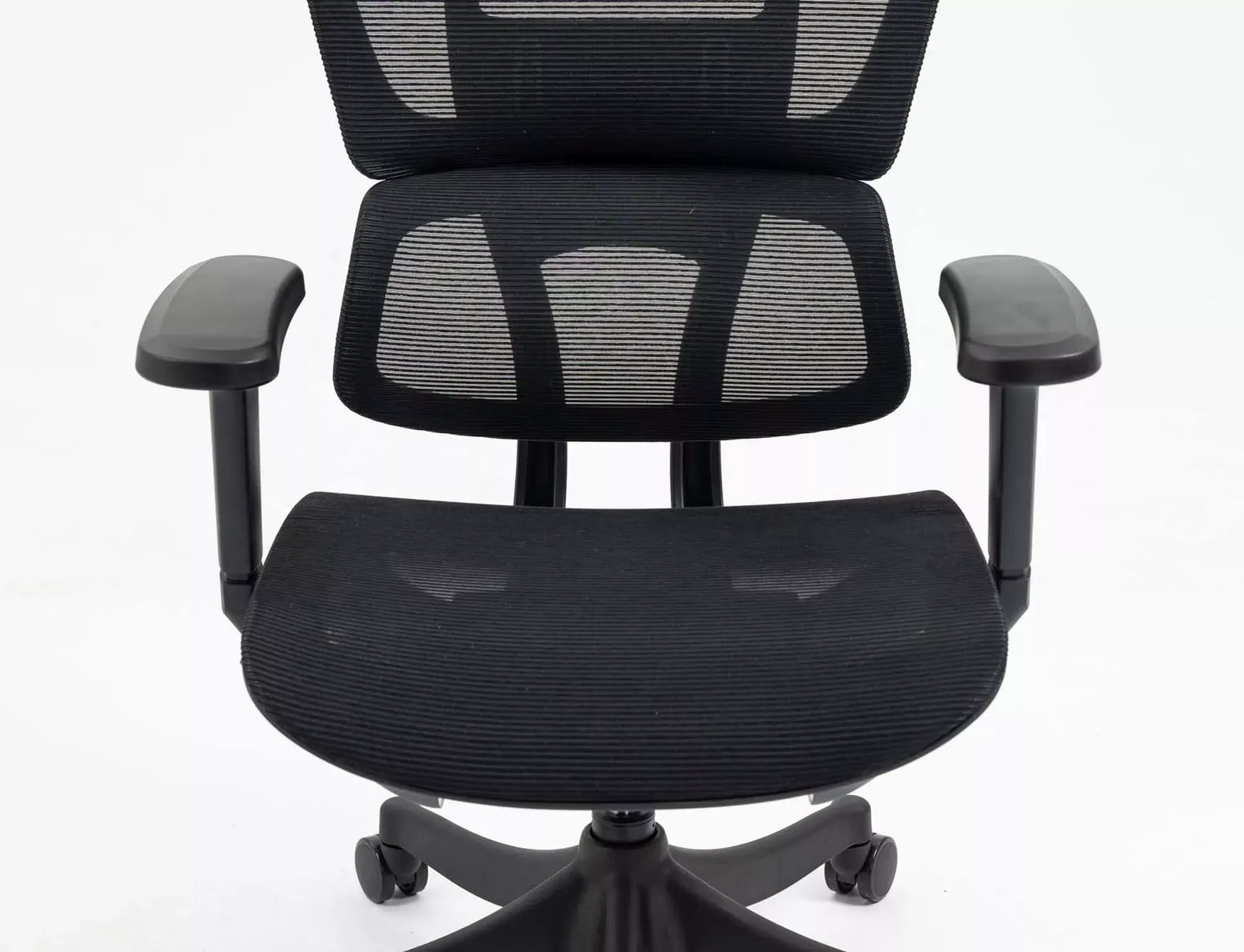 Fotel obrotowy biurowy WINNER z zagłówkiem ergonomiczny czarny - OBRWINNERC