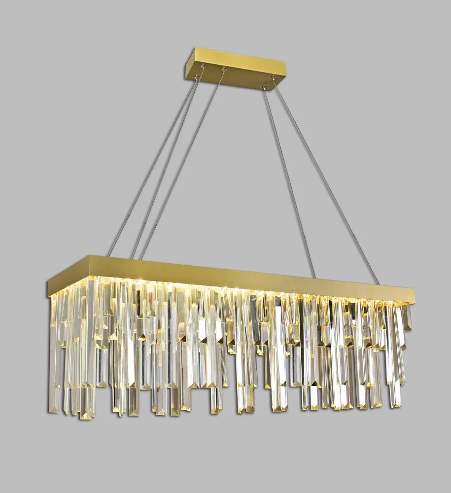 Lampa wisząca LAURET - prostokątna LED Żyrandol, Lampa