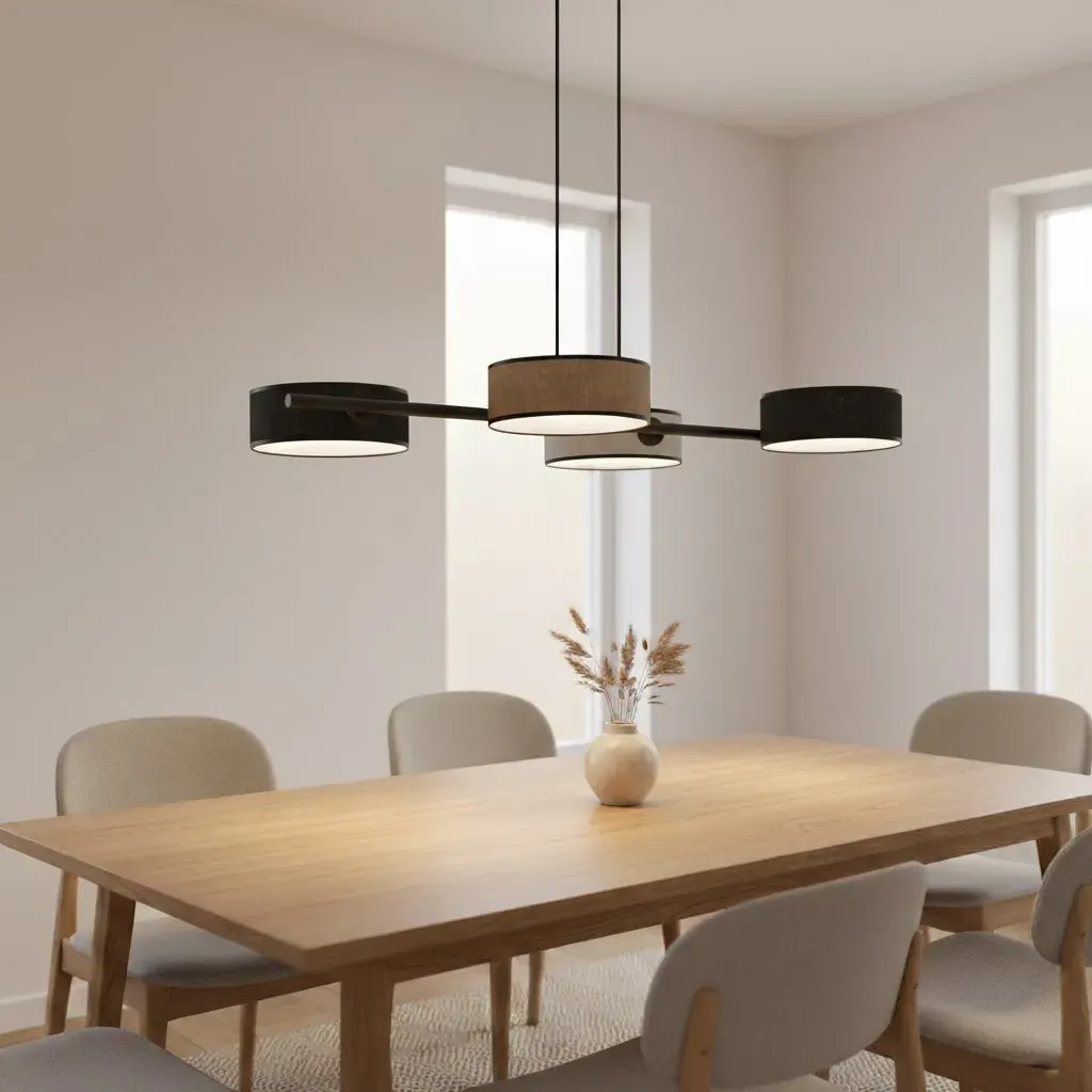 Lampa wisząca DRUMZ 4 MIX1 abażur wielokolorowy — zdjęcie 5