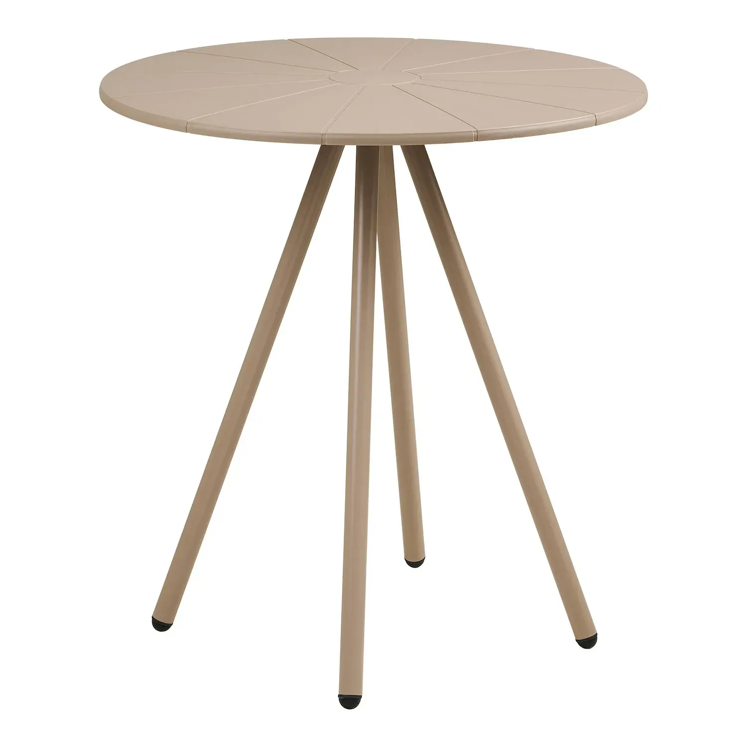 Stół ogrodowy okragły BARLETTA 70cm taupe