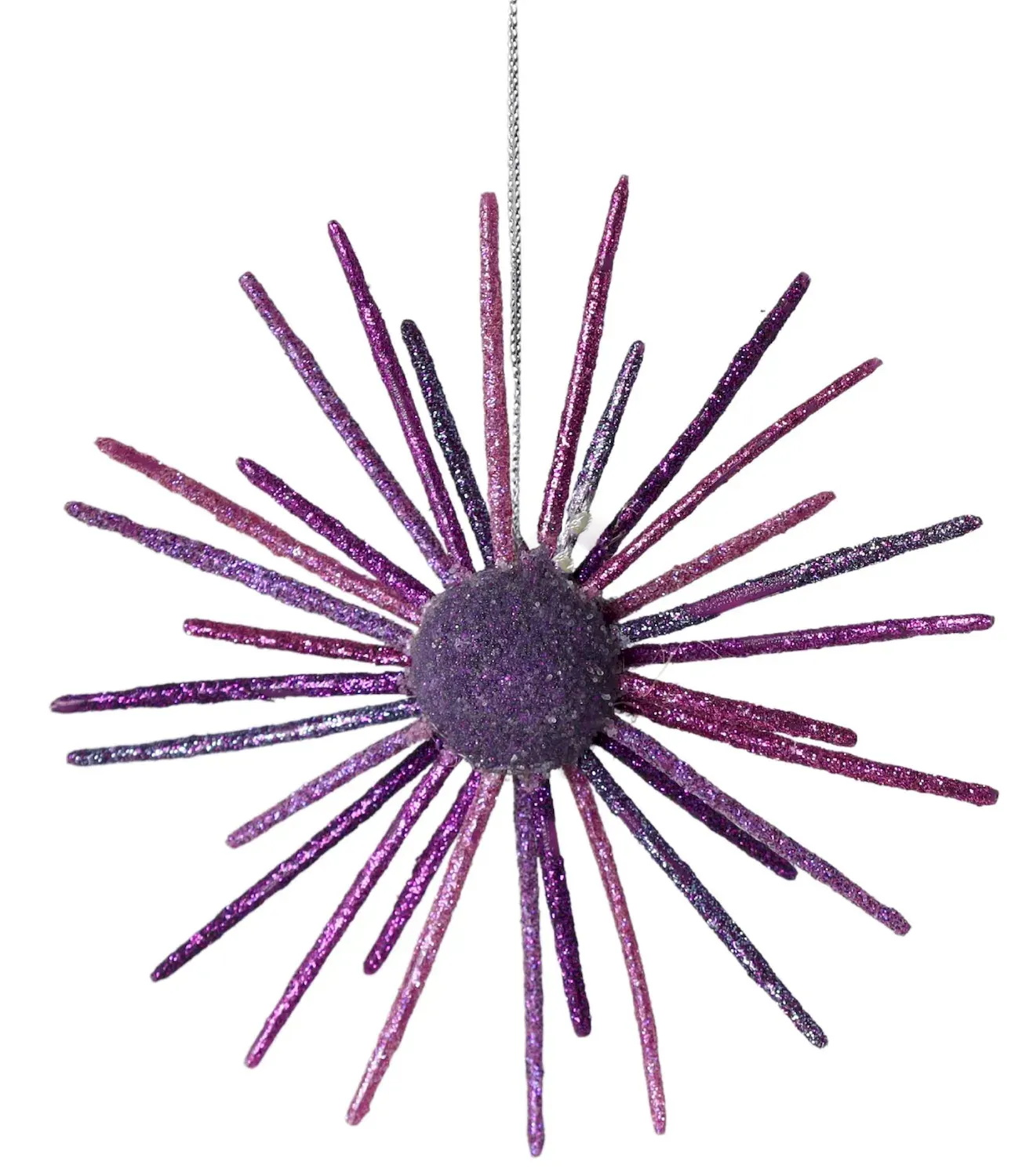 Zawieszka GWIAZDA 13 cm fioletowa