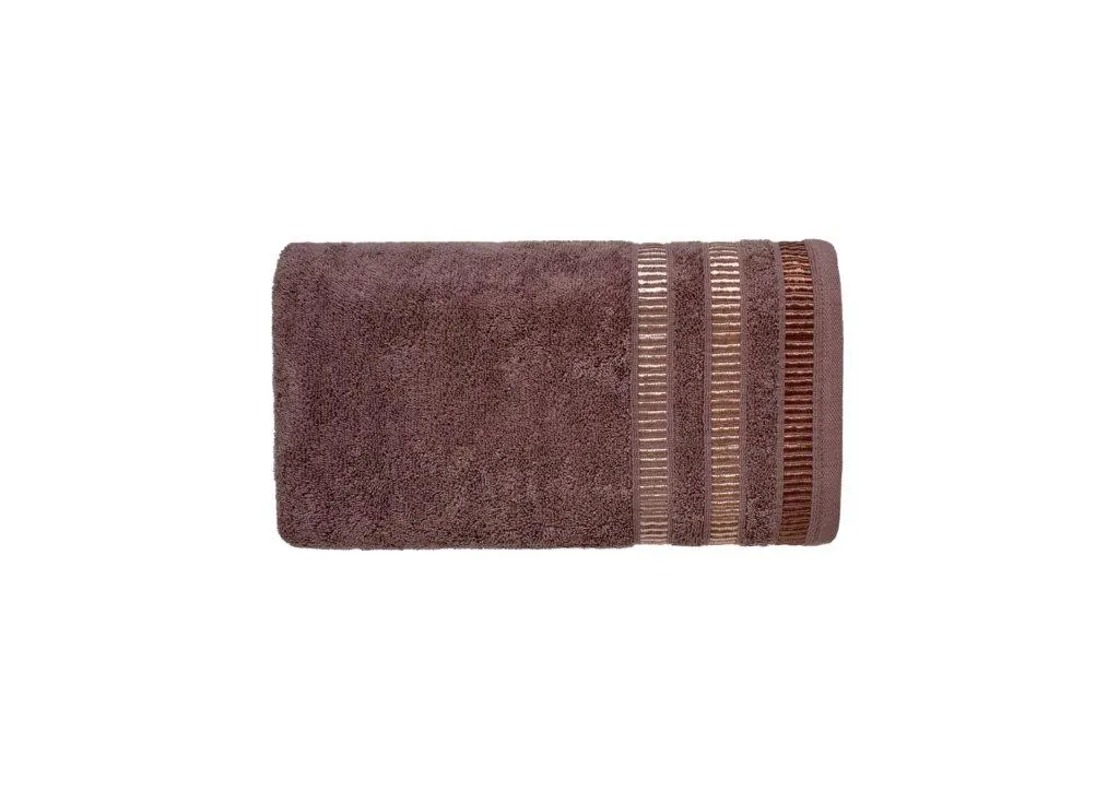 Ręcznik frotte SAGITTA 50x90 gramatura 500 brązowy Ręcznik kąpielowy, Ręcznik, Akcesoria, Portfel