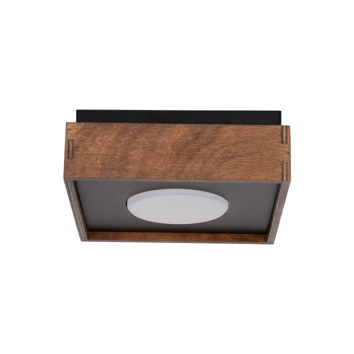 Lampa sufitowa/plafon DALIA 1 czarno-brązowy